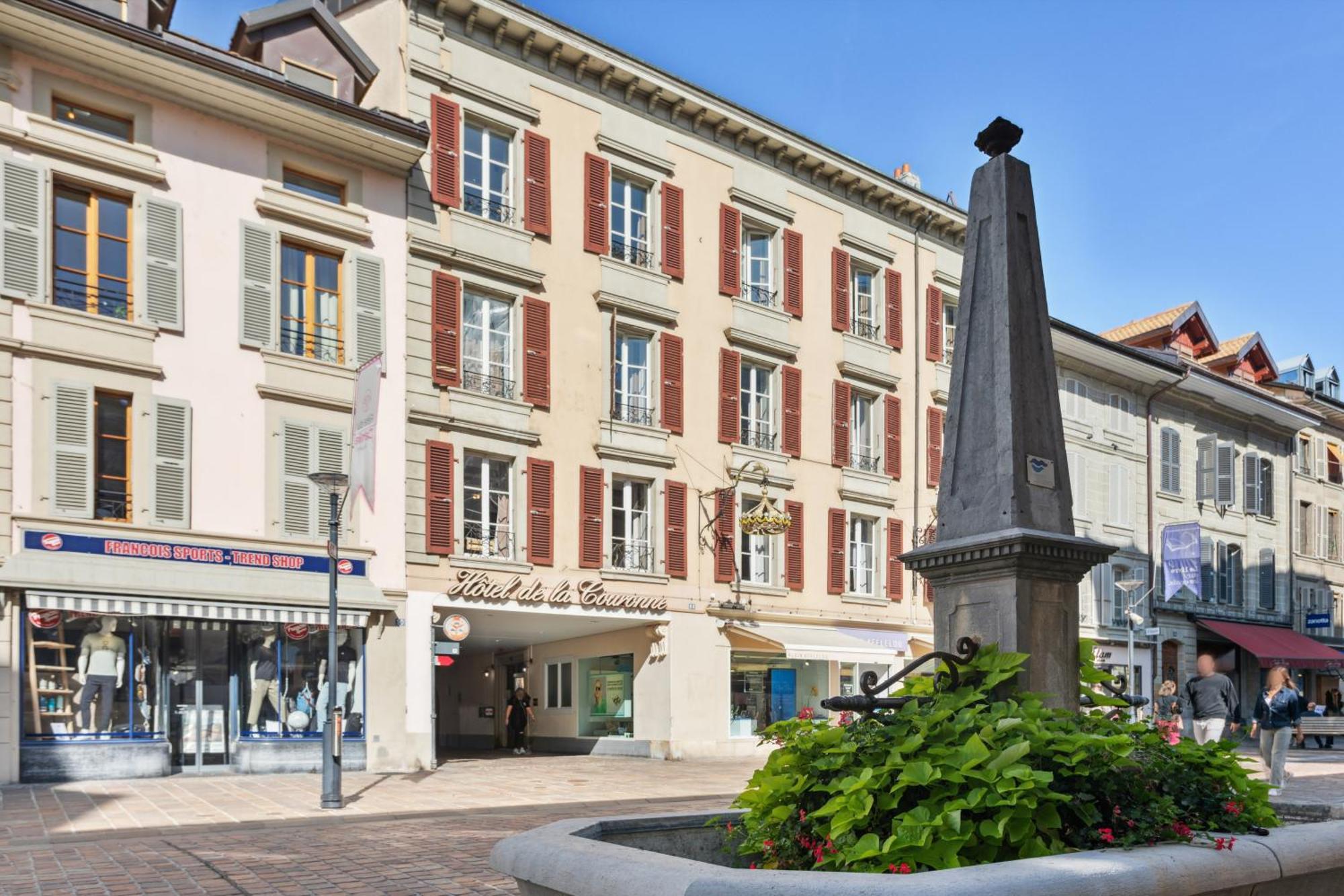 Hotel De La Couronne Morges Dış mekan fotoğraf