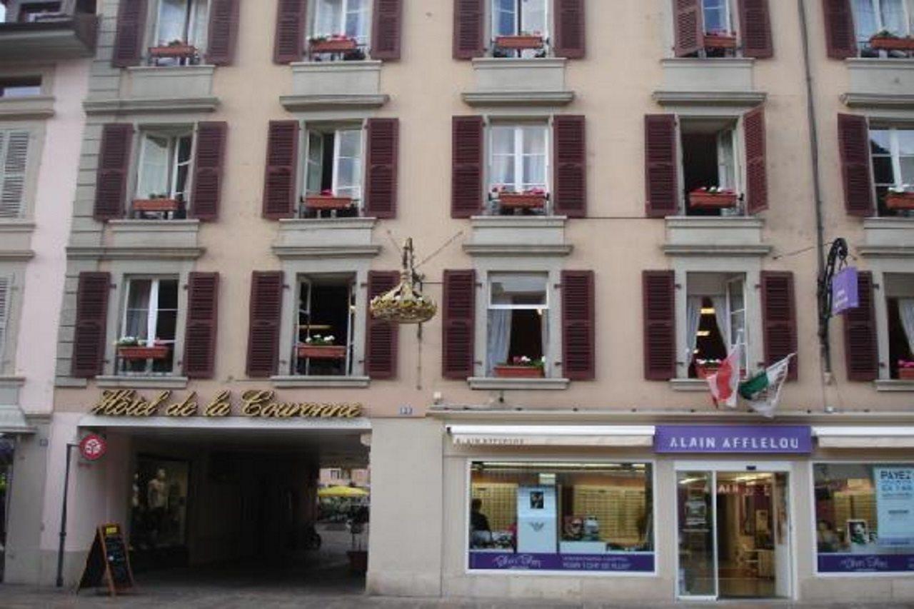 Hotel De La Couronne Morges Dış mekan fotoğraf
